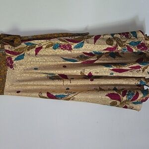 🔥VINTAGE JEDZEBEL Indian Silk Rayon Wrap Skirt🔥